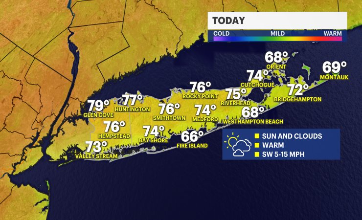 Long Island Today forecast