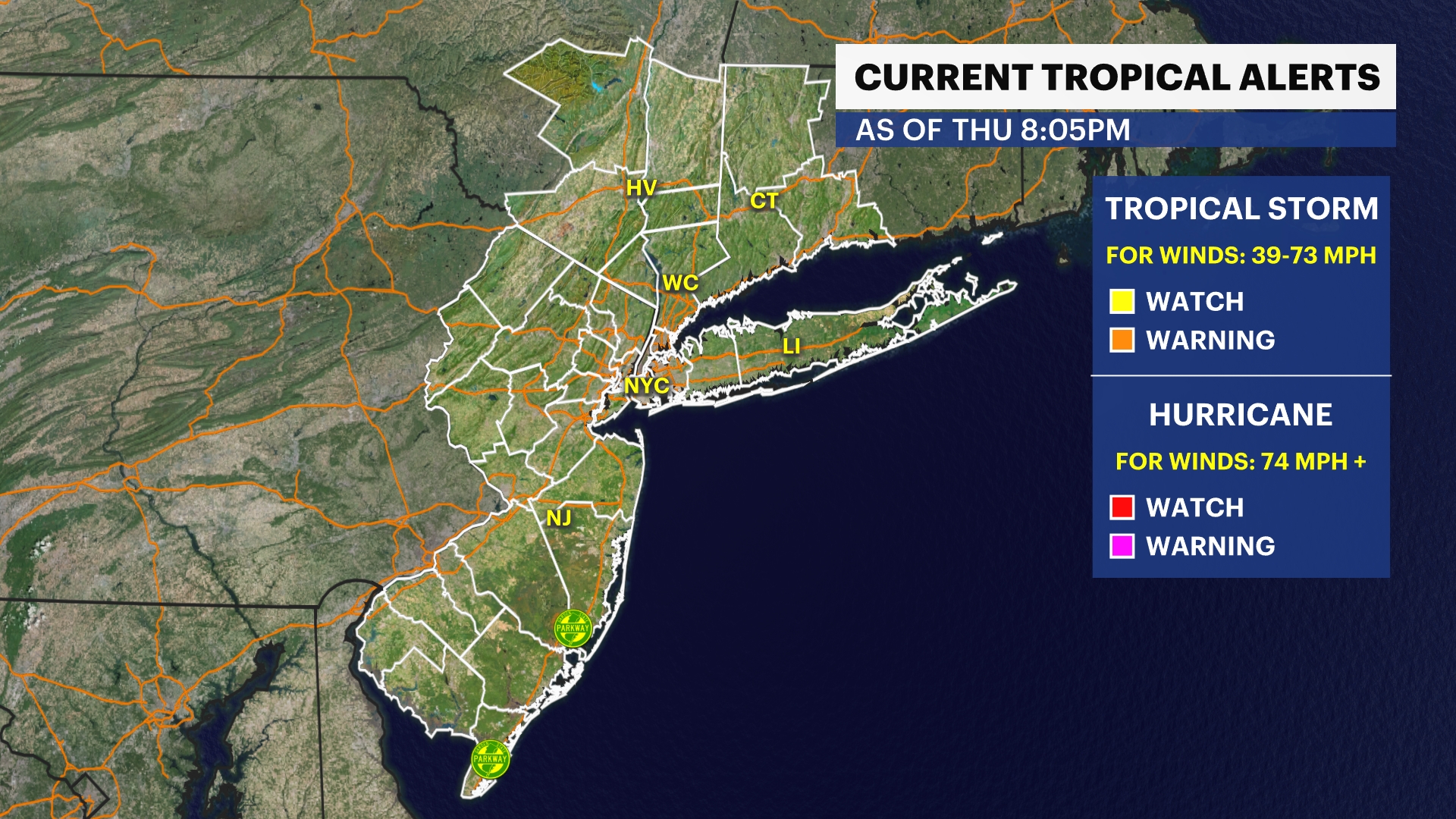 Tristate Tropical Weather Alerts